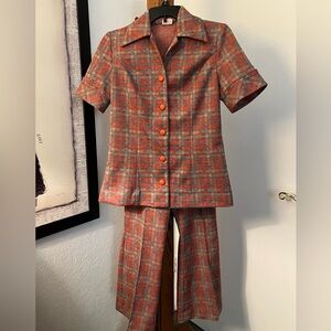 Vintage Graff polyester suit